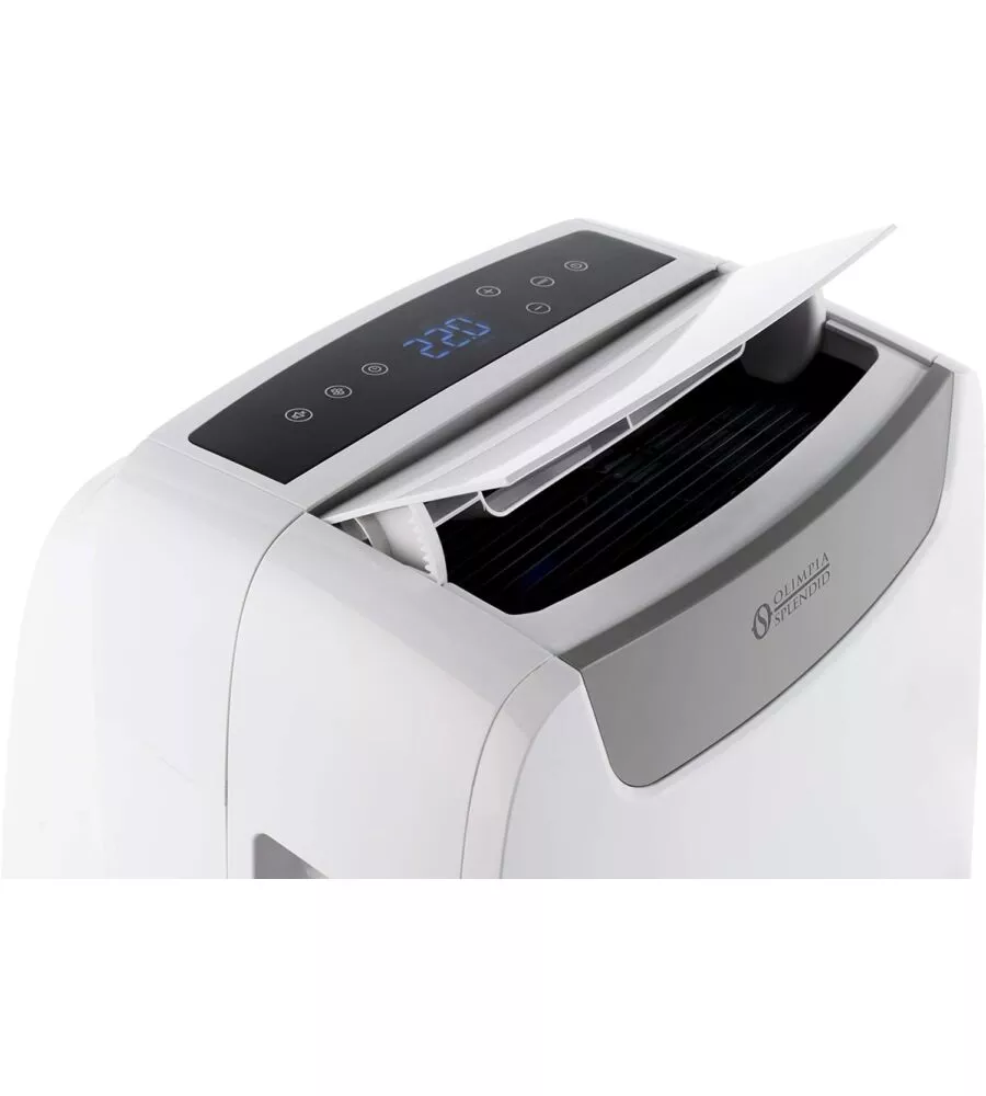 Outlet - senza imballo originale - climatizzatore portatile caldo freddo olimpia splendid "dolceclima air pro 14 hp wifi" 14000 btu